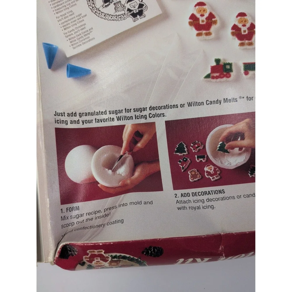 VTG NEW🌲Wilton Christmas Time Decoration Kit 27pc CraftCore CabinCore DIY Cozy